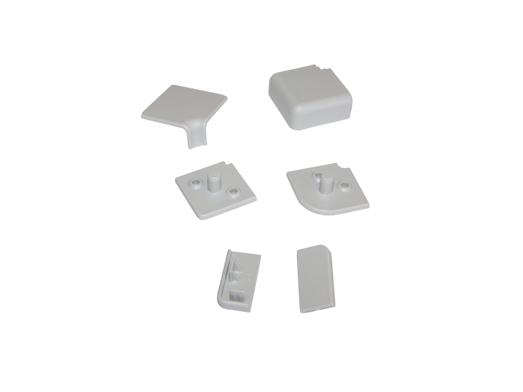 vol562ga.png Tappi per alzatina cucina modello S/62 mm.12x25 in blister pz.2+1+1 Grigio | Volpato - immagine 1