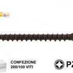 VITE TRUCIOLARE TSP IMPRONTA CROCE PZ3 BRONZATA mm.6,0x VARIE LUNGHEZZE | TECFI