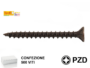 VITE TRUCIOLARE TSP IMPRONTA CROCE PZ2 BRONZATA mm.4,0x VARIE LUNGHEZZE | TECFI - immagine 2