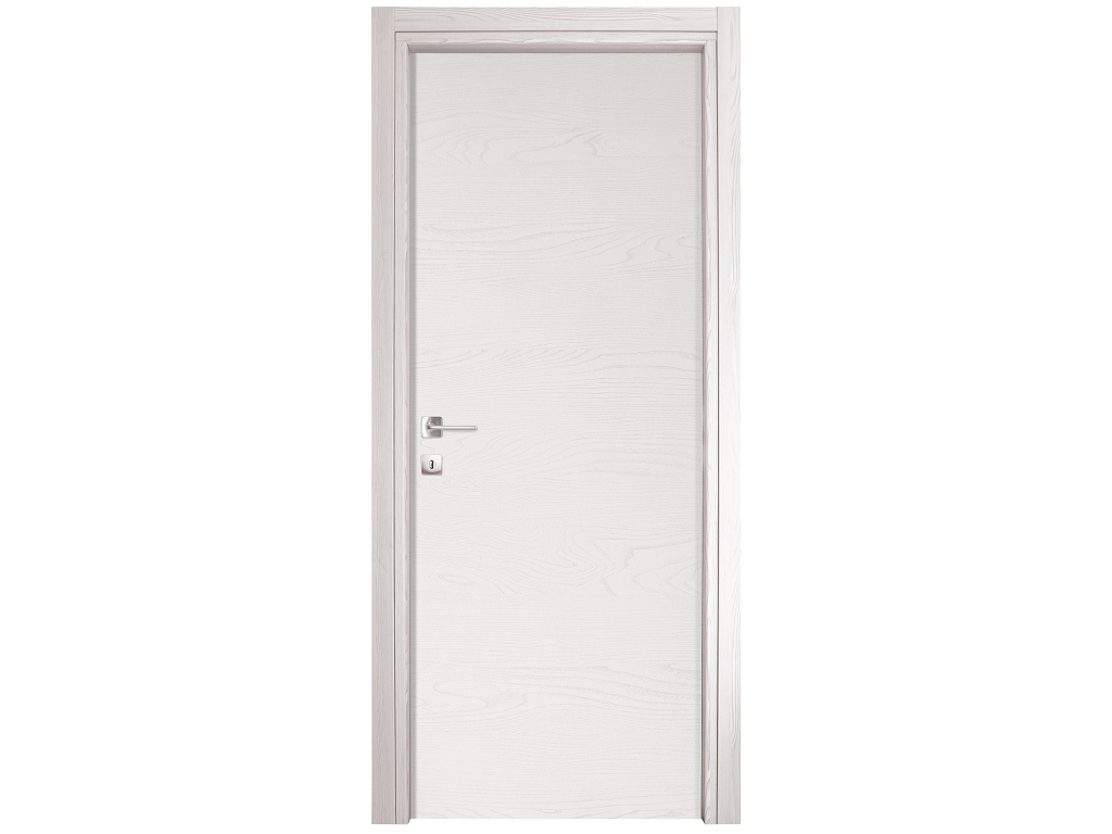 6566.png Porta Battente modello Microtec Microlaminato Bianco Frassino 2100h Varie Larghezza | Effebiquattro - immagine 1