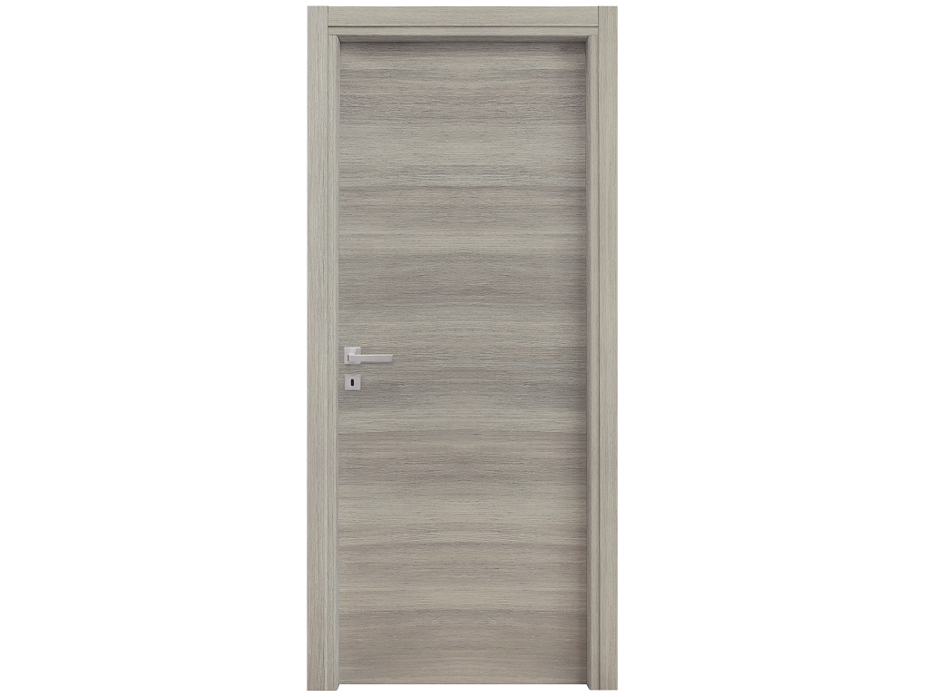6578.png Porta Battente modello Microtec Microlaminato Rovere Grigio 2100h Varie Larghezze | Effebiquattro - immagine 1