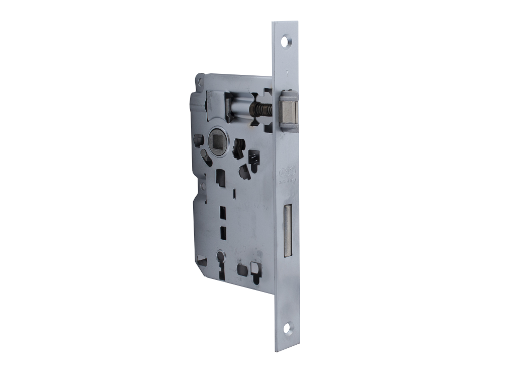 agbb005724034z.png Serratura Patent Piccola Bordo Quadro Frontale 20x188 mm.Interasse 70 ACO-Cromo Opaco varie Entrate | AGB - immagine 1