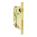 Serratura Infilare Bordo Quadro Foro Yale per Cilindro Europeo Scrocco+Catenaccio Frontale 22x238 mm. Varie Entrata AOV-Ottonato | AGB