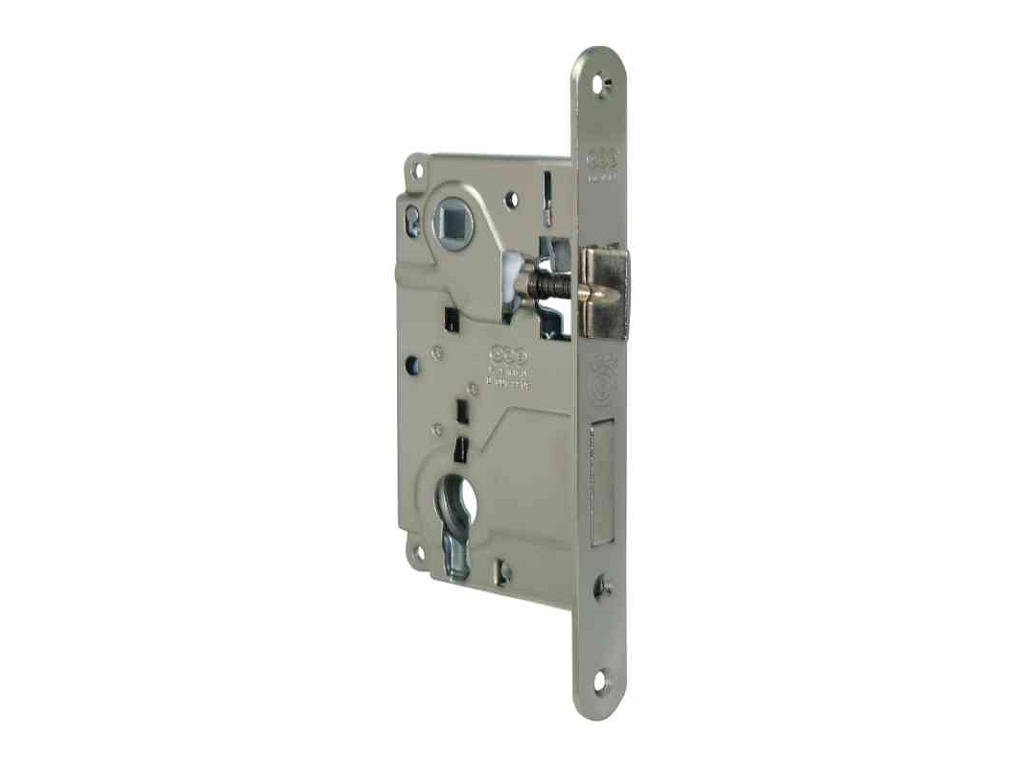agbb010245006c.png Serratura Infilare Sicurezza Centro Foro Yale per Cilindro Europeo Bordo Tondo Frontale 22x196 mm.Entrata mm.50 varie finiture | AGB - immagine 1