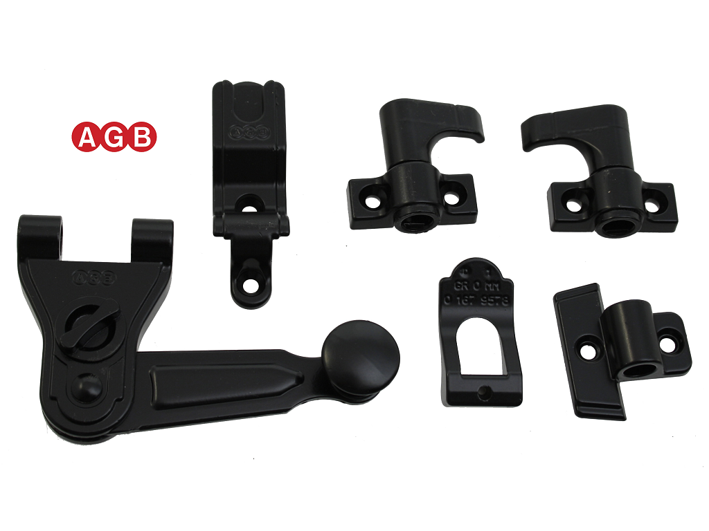agbh009031593c.png Spagnoletta Abaco Unica per 1e 2 Ante 90 Gradi Confezione Base ZVN-Nero | AGB - immagine 1