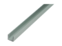 Profilo U cm.200 Alluminio Anodizzato Argento Opaco Varie Misure | AL.GO
