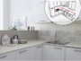 Alzatina per piano cucina 4 metri in alluminio sagomata rivestita con guarnizione varie finiture | Volpato - immagine 20