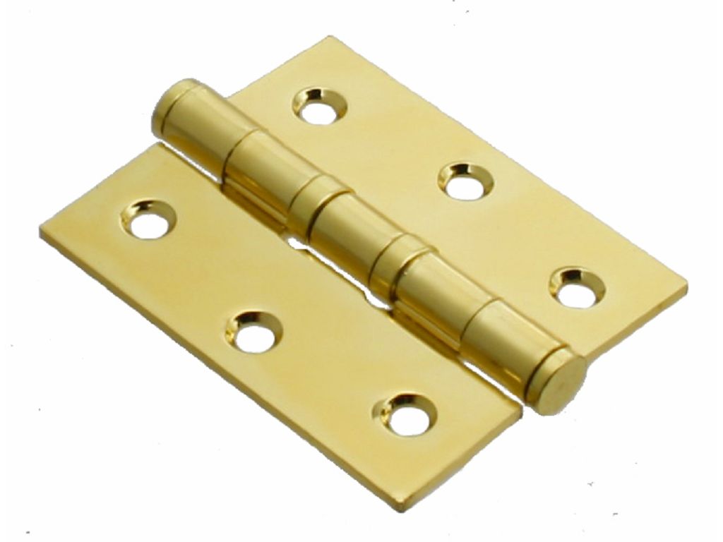 be86fmm63x.jpg Cerniera Cuscinetti Import Bordo Quadro Canotto d.10,5 Acciaio/Ottonato mm.102x89 PL.4x3,5 Bonel - immagine 1