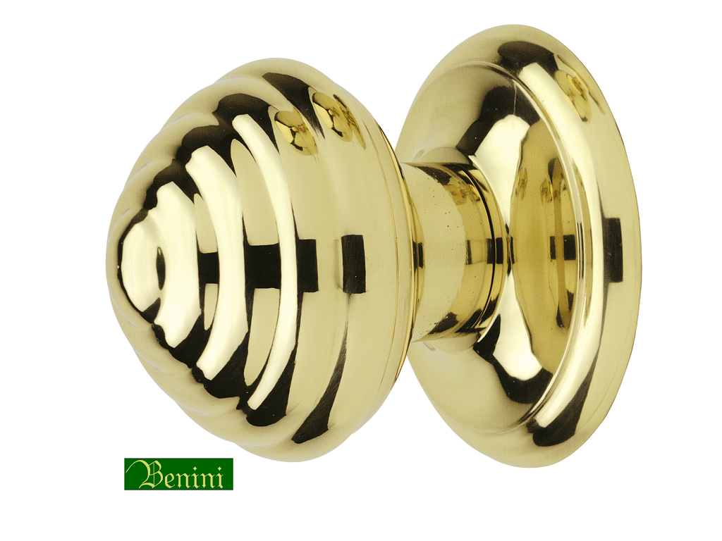 ben1260apvdc.png Pomolo Fisso Alicante d.70x90h Rosetta d.80x10h PVD | Benini - immagine 1