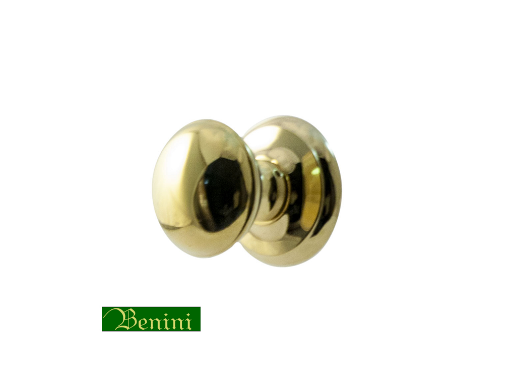 ben190apvd.png Pomolo Fisso Norge d.70x80h Rosetta R7 d.70x10 PVD | Benini - immagine 1