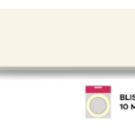 Bordo laminato senza colla spessore 0,40 in blister da mt.10 Bianco opaco varie altezze | Laminbord