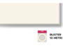 Bordo laminato senza colla spessore 0,40 in blister da mt.10 Bianco opaco varie altezze | Laminbord