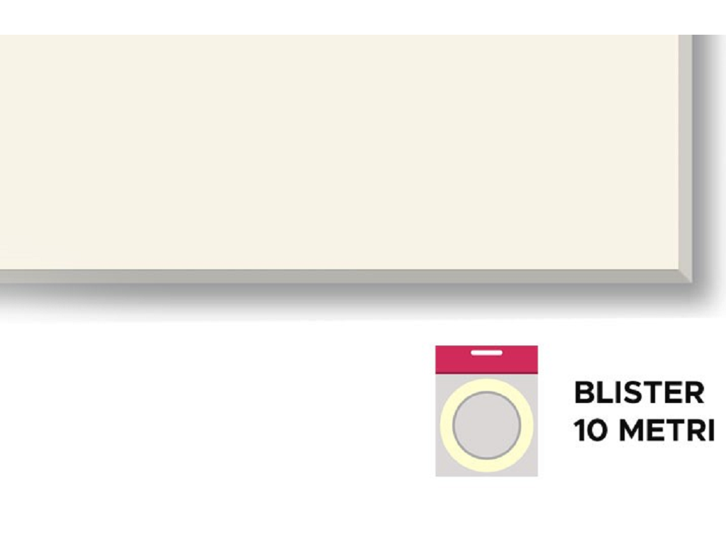 bianco-opaco-10.png Bordo laminato senza colla spessore 0,40 in blister da mt.10 Bianco opaco varie altezze | Laminbord - immagine 1
