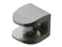 Reggivetro per Mensola Cristallo h8-10 mm.20x25x20h varie finiture  Bonel