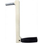 Manovella Arganello Quadro d.8x45mm Lunghezza Totale mm.180 Avorio   Bolis Carlo