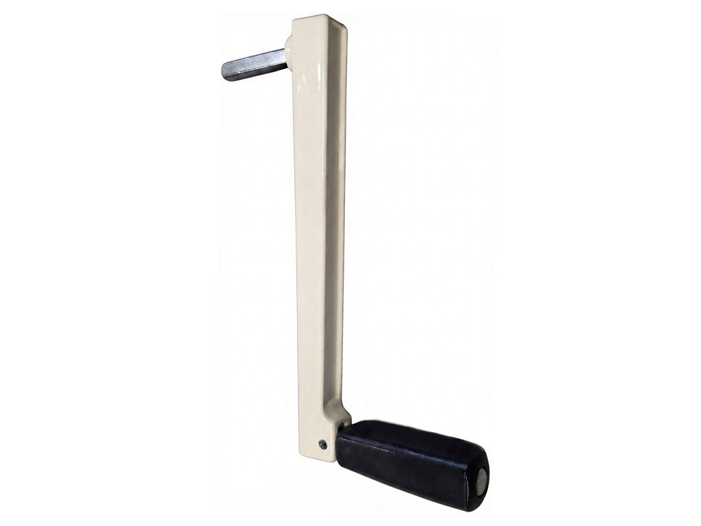 Manovella Arganello Quadro d.8x45mm Lunghezza Totale mm.180 Avorio   Bolis Carlo - immagine 2