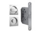Maniglia Incasso Quadra Porta Scorrevole modello Easy TQN.8 d.60x60/48 con Nottolino+G500T Serratura E50 varie finiture | Bonaiti - immagine 6