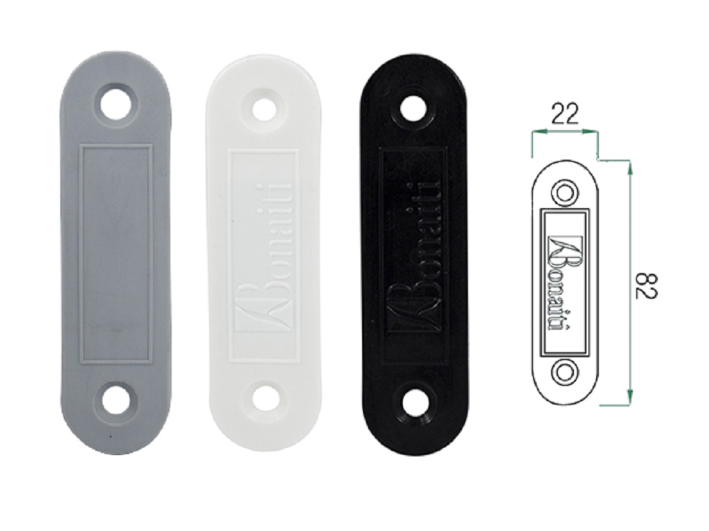 bon5gdm1000rass.png Distanziale Magnetico Invisibile Dm1 mm.82x22x15h Nz.X01-X02 Pz.2 Abs Vari Colori | Bonaiti - immagine 1