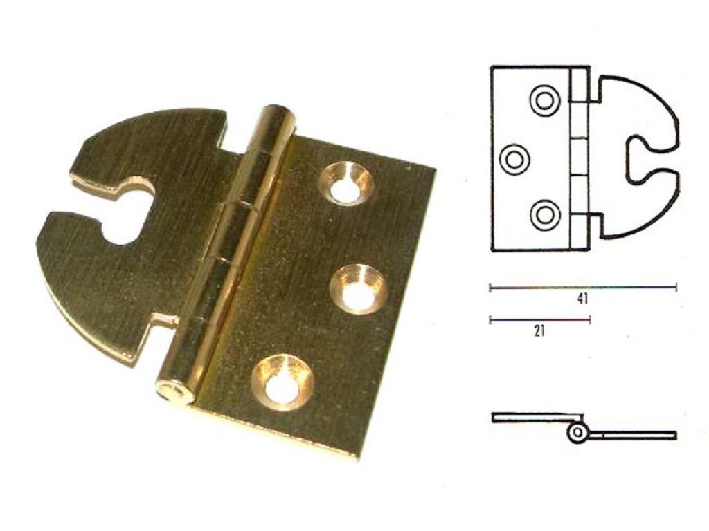 casati_&_sironi_cerniera_regolabile_mezzo_collo_ottone_satinato_40x40.jpg Cerniera Regolabile Mezzo Collo Ottone Satinato 40x40 Casati & Sironi - immagine 1