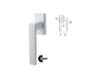 Maniglia per Finestra Dk Biblo Movimento 4 Scatti Metallo Quadro D.7x35mm varie finiture | Comit - immagine 4