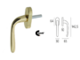 Maniglia per Finestra dk Goccia Movimento 4 Scatti Metallo Quadro d.7x35mm | Comit - immagine 2