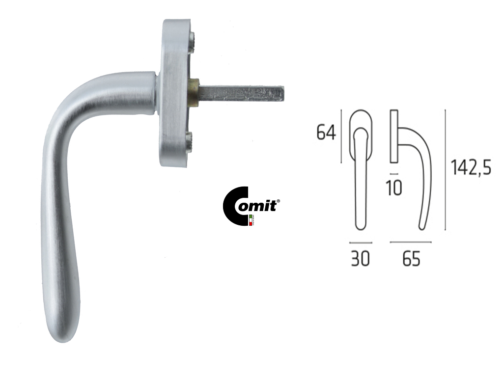 citgocdk01z2bc.png Maniglia per Finestra dk Goccia Movimento 4 Scatti Metallo Quadro d.7x35mm | Comit - immagine 1