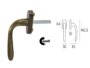 Maniglia per Finestra dk Goccia Movimento 4 Scatti Metallo Quadro d.7x35mm | Comit - immagine 4