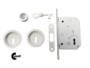 Maniglia Incasso Porta Scorrevole Modello NIC101 Tondo con Foro Chiave D.57/48 E50 + Serratura varie finiture  Comit - immagine 4
