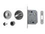 Maniglia Incasso Tonda Porta Scorrevole modello K101N01T d.57/48 con Nottolino+Serratura E50 varie finiture | Comit - immagine 6