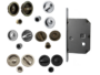 Maniglia Incasso Tonda Porta Scorrevole modello K101N01T d.57/48 con Nottolino+Serratura E50 varie finiture | Comit