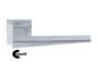 Maniglia Philip Rosetta Quadra D.50x50x4h Bocchetta Foro Chiave varie finiture  Comit - immagine 2