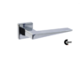 Maniglia Philip Rosetta Quadra D.50x50x4h Bocchetta Foro Chiave varie finiture  Comit - immagine 3