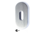 Bocchetta Ovale Foro Chiave d.31x62x10h varie finiture  Comit - immagine 2