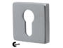 Bocchetta Quadra Foro Yale per Cilindro Europeo d.50x50x10h varie finiture  Comit