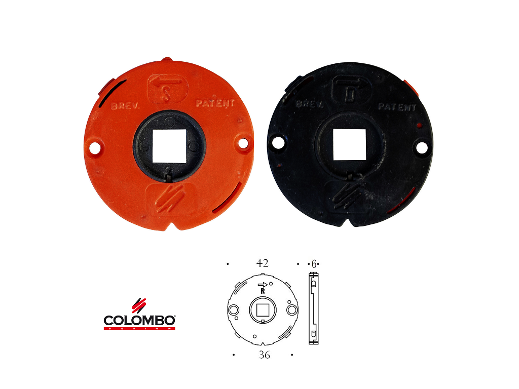 clmmolla.png Molla per Maniglia di Ritorno mm.42 per Maniglia con Rosetta mm.46 Modello Molla | Colombo - immagine 1