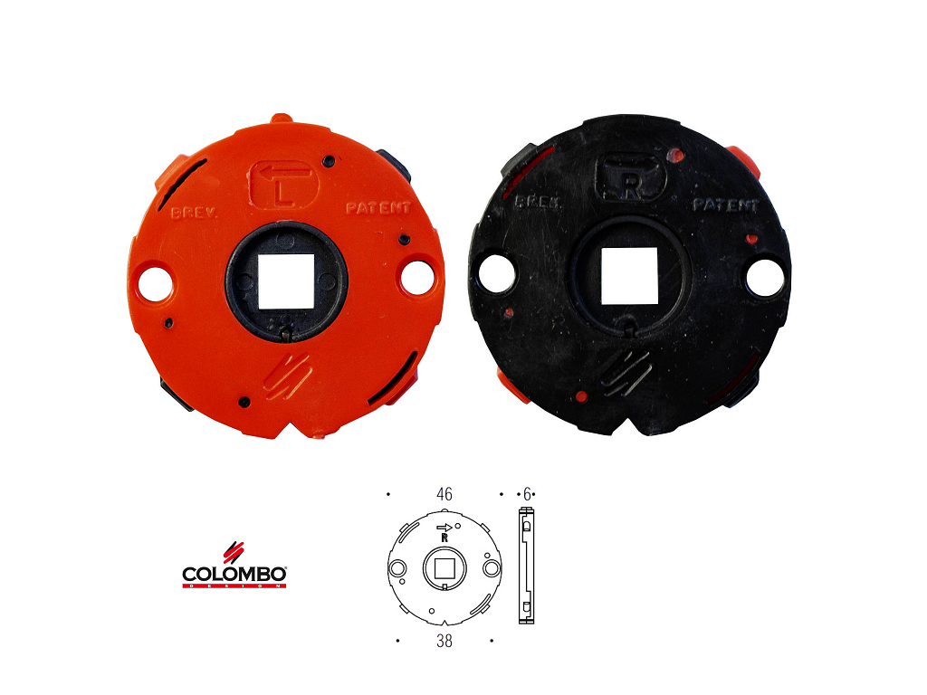 clmrg.png Molla per Maniglia di Ritorno mm.46 per Maniglia con Rosetta mm.50 Modello RG | Colombo - immagine 1