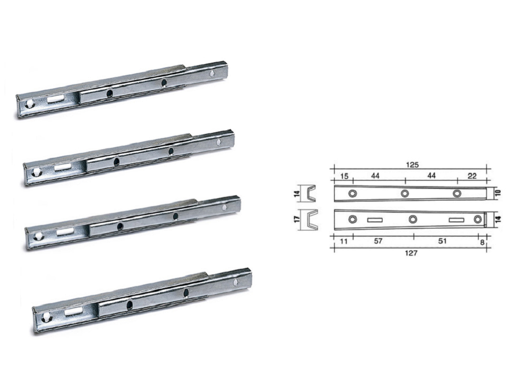 cof040367000009.png Ferri da Letto a Baionetta mm.127x17/14 Zincato pz.4 - immagine 1