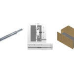 Guide con Sfere per Cassetto Estrazione Parziale 27h Portata kg.15 Zincato cm.40