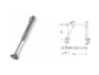 PISTONE A GAS PER ANTA VERSO ALTO mm.250 GRIGIO VARIE FORSE |  COMFERUT - immagine 2