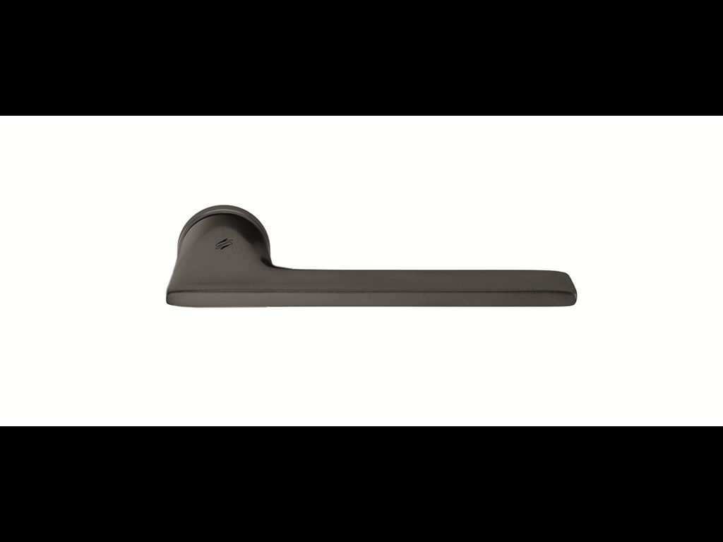 Maniglia Alatò Minimal Zero con Rosetta Tonda senza Bocchetta GM-Grafite Mat  Colombo Design - immagine 5