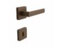 Maniglia Due Q Serie Mood Rosetta Quadra d.52x52x10h Bocchetta Foro Chiave varie finiture  Colombo Design
