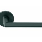 Maniglia Laconica Rosetta Tonda d.50x6,5h Bocchetta Foro Chiave varie finiture   Colombo Design