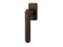 Maniglia per Finestra DK One Q serie Mood Rosetta Ovale Senza Movimento RAL8019  Colombo Design
