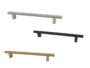 Maniglietta Mobile Interasse 160 mm.185x10x28h varie finiture | Citterio Giulio