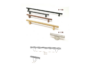 Maniglietta Mobile Interasse 320 mm.370x10x28h varie Finiture | Citterio Giulio