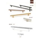 Maniglietta Mobile Interasse 12 mm.65x10x27h varie finiture | Citterio Giulio