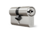 Cilindro Europeo Titan K66 Nichel Satinato 5 Chiavi + Cantiere Varie Misure | DOM-CR - immagine 4