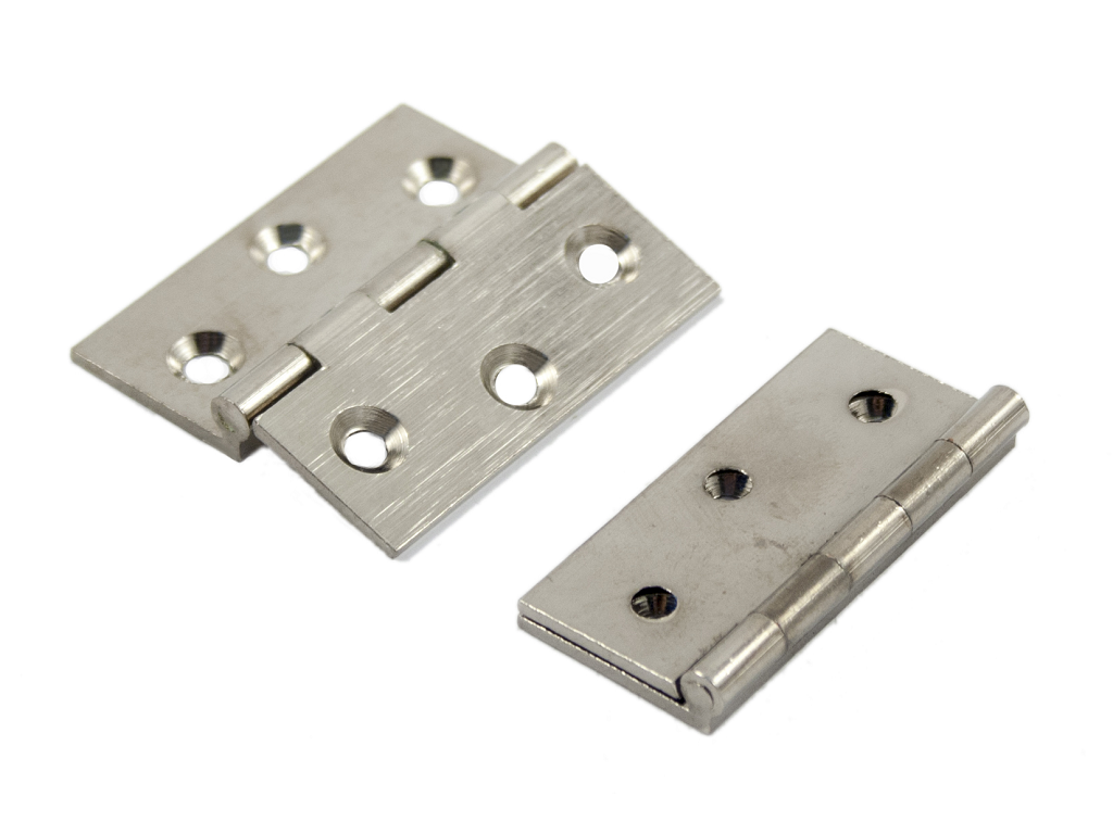 css1024035ns.png Cerniera Fresata Mezzo Collo mm.40x35 Ottone Nichel Satinato | Casati & Sironi - immagine 1
