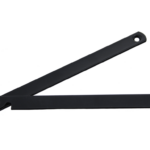 BRACCETTO A COMPASSO STELVIO mm.330 FE ZINC.+RAL9005 prodotto da DIDIEFFE