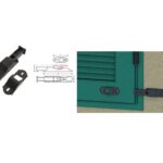 Fermapersiana Automatico Nylon con Molla Acciaio mm.121x26x26  Didieffe